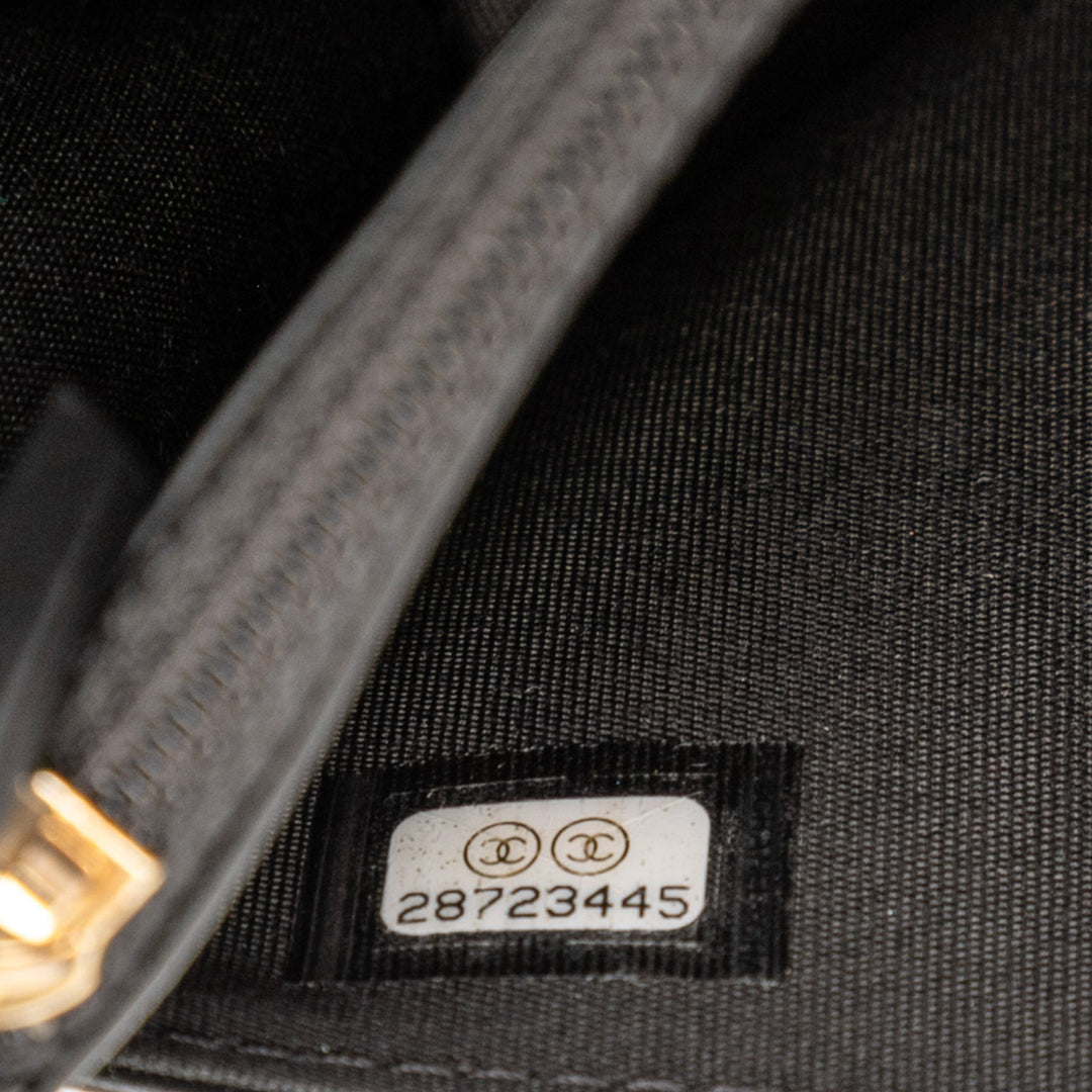 Chanel CC Houndstooth Tweed Wallet On Chain