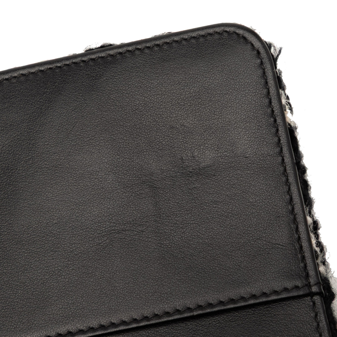 Chanel CC Houndstooth Tweed Wallet On Chain