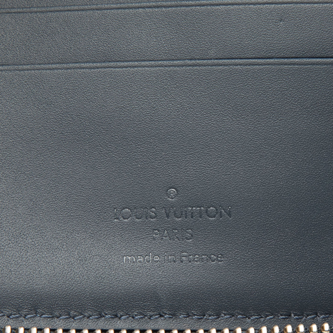 Louis Vuitton Watercolor Hickory Stripes Compact Portefeuille Monogram Bleu