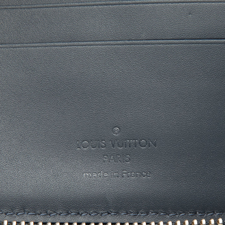 Louis Vuitton Watercolor Hickory Stripes Compact Portefeuille Monogram Bleu