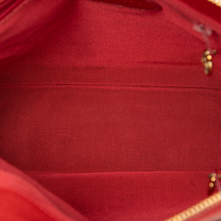 Chanel Logo Chaîne Sac Cuir caviar