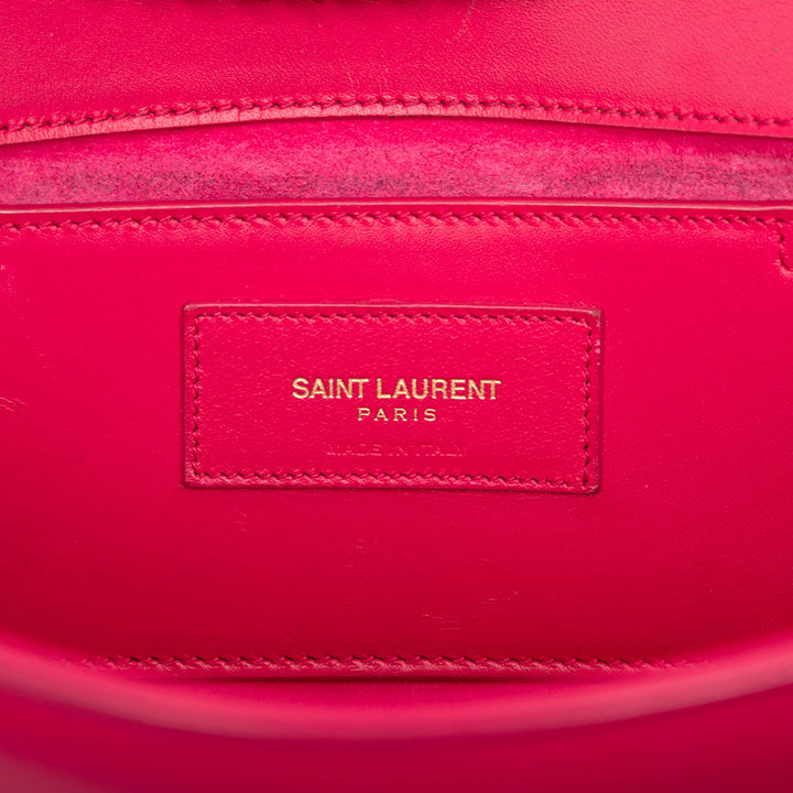 Classic Kate Pompon Sac Moyen Cuir de veau lisse Rose