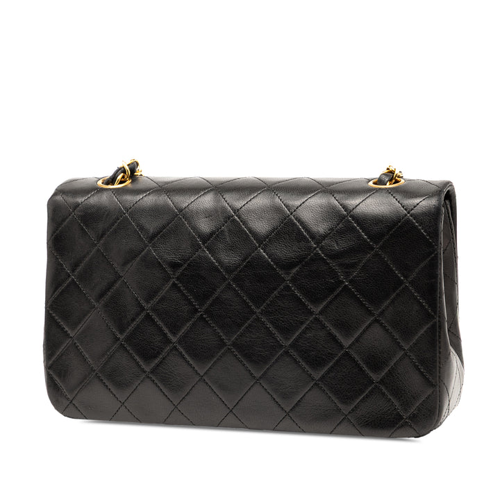 Chanel CC Quilted Cuir d’agneau Rabat intégral Noir – GABY PARIS Authentique