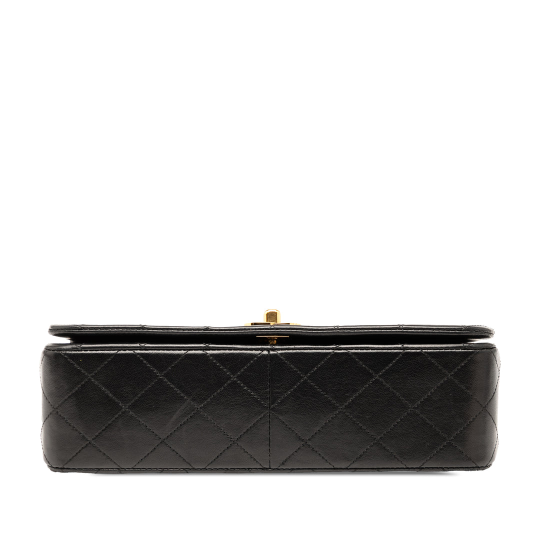 Chanel CC Quilted Cuir d’agneau Rabat intégral Noir – GABY PARIS Authentique