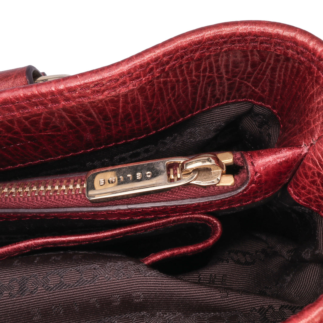 Macadam Canvas Boogie Handbag Red - Gaby Paris