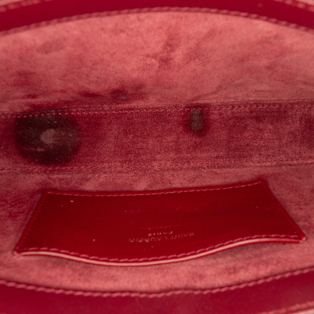 Saint Laurent Mini Cuir verni Le 5 a 7