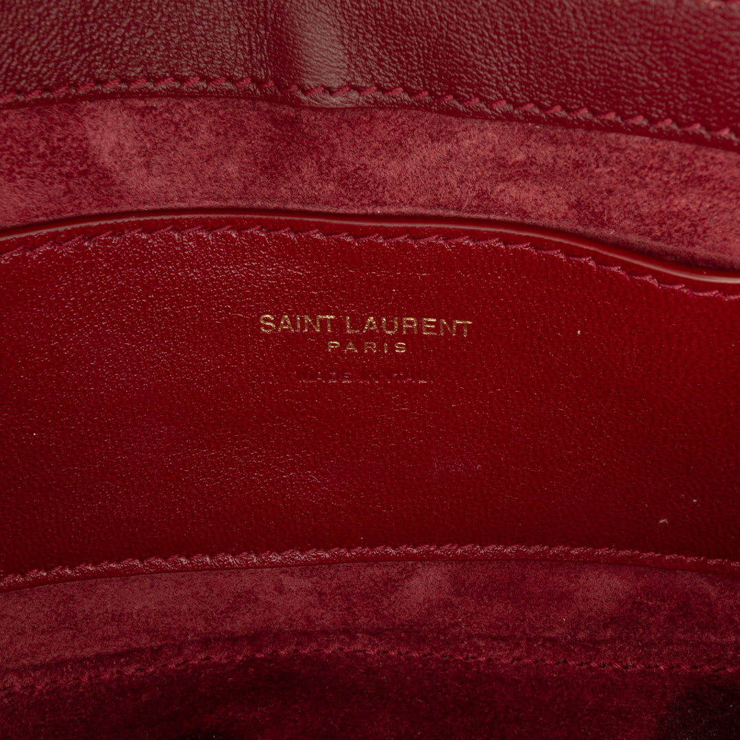 Saint Laurent Mini Cuir verni Le 5 a 7