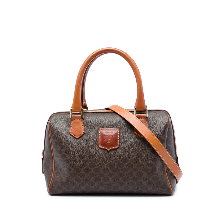 Celine Sac à main Macadam Toile enduite Marron – vue principale – GABY PARIS