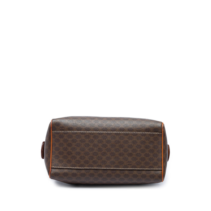 Celine Sac à main Macadam Toile enduite Marron – vue 3 – GABY PARIS