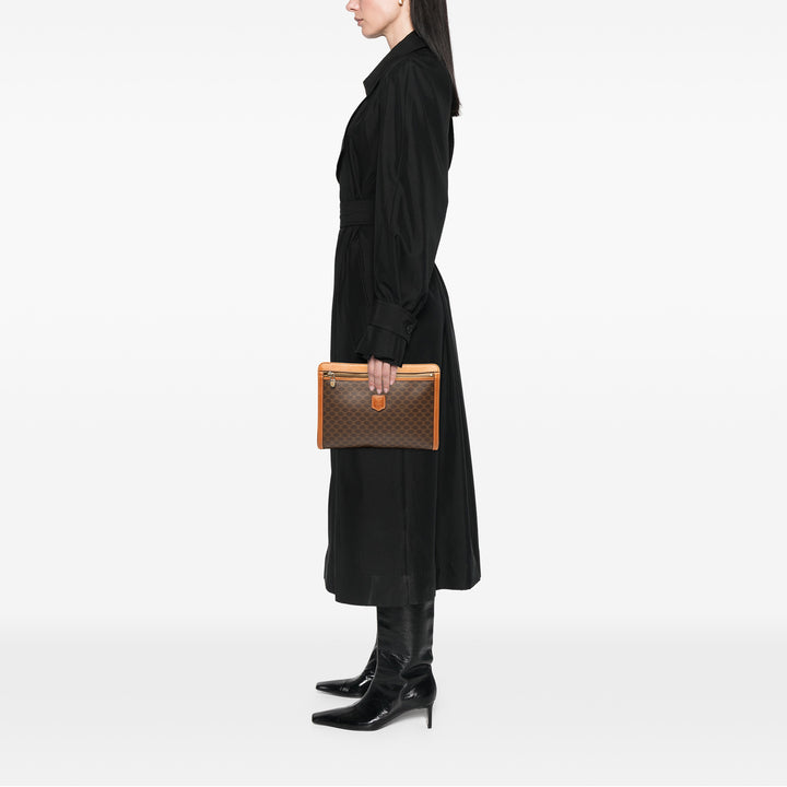 Celine Macadam Coated Toile Pochette