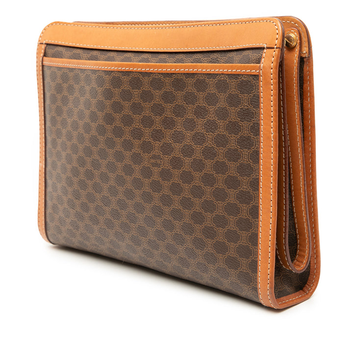 Celine Macadam Coated Toile Pochette