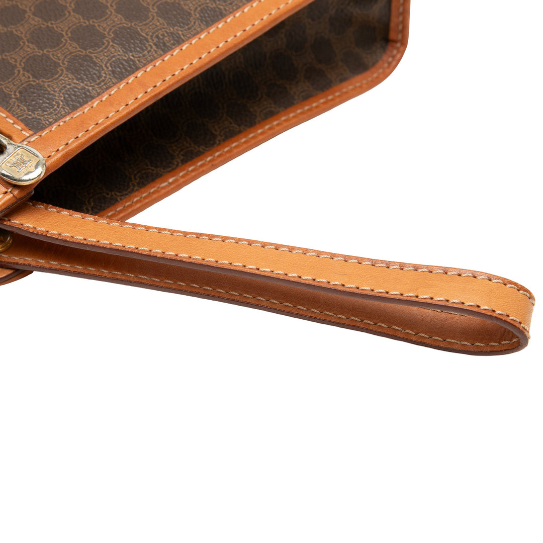 Celine Macadam Coated Toile Pochette