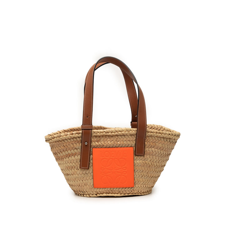 LOEWE Small Raffia Basket Cabas