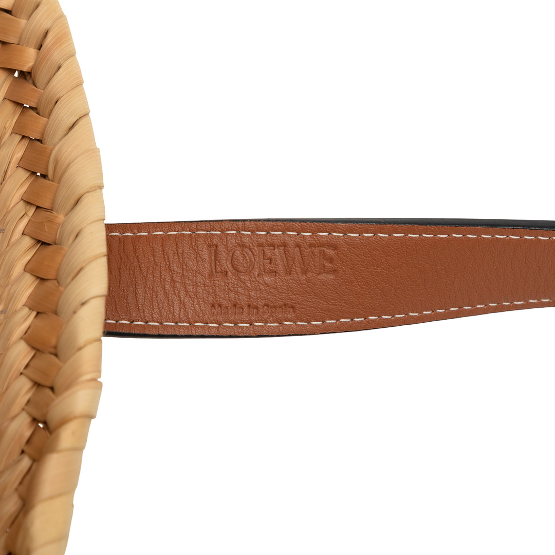 LOEWE Small Raffia Basket Cabas