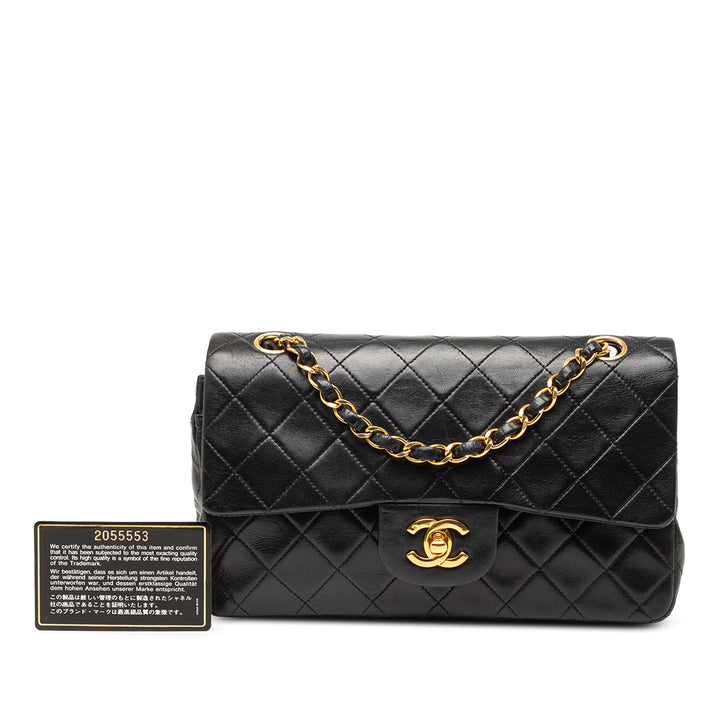 Chanel Small Classic Cuir d’agneau Double rabat