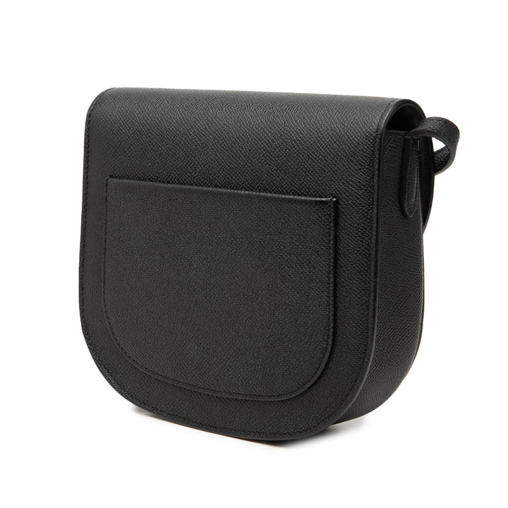 Celine grainé Trotteur Sac Petit Cuir de veau grainé Noir – vue 2 – GABY PARIS