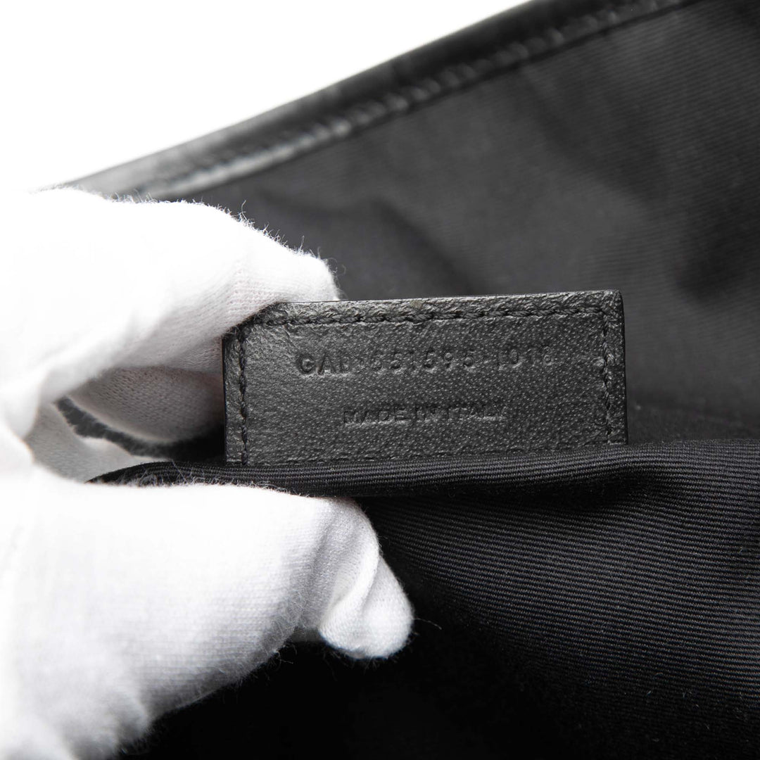 Saint Laurent Raffia Teddy Shopping Cabas