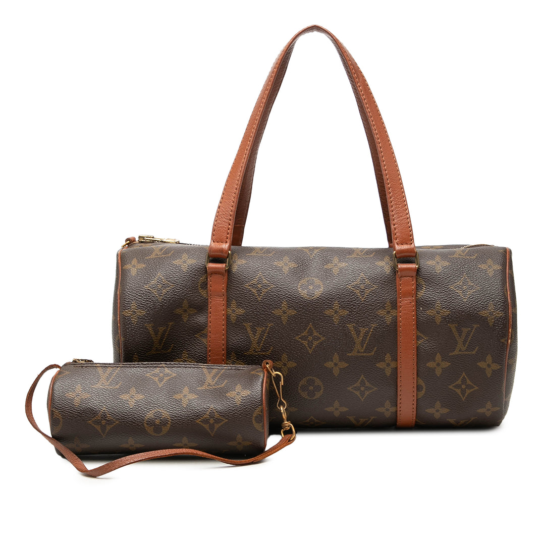 Papillon 30 Monogram Marron