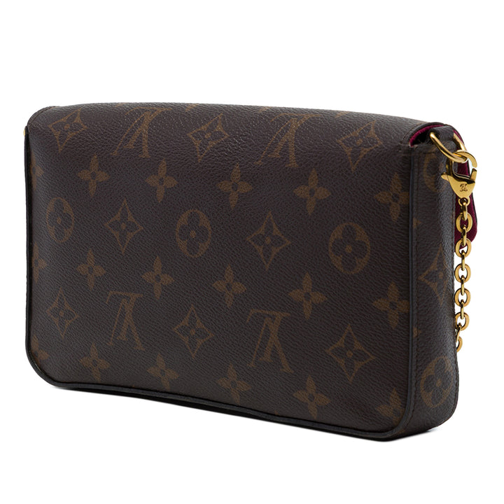 Louis Vuitton Pochette Felicie Monogram Marron – vue 2 – GABY PARIS