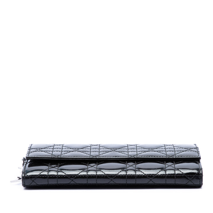 Cannage Lady Dior Wallet on Chain Noir