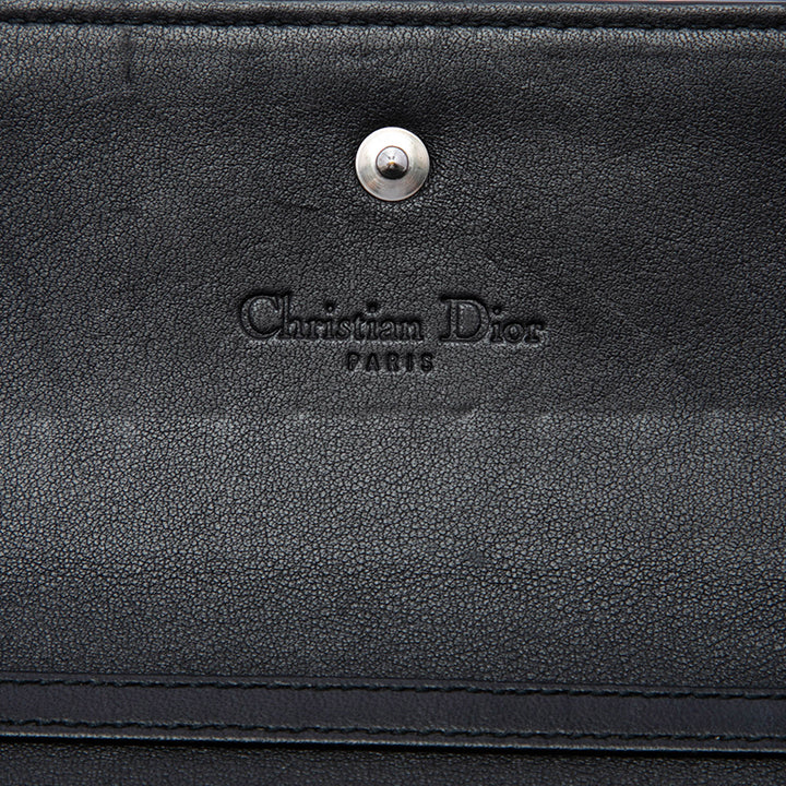 Cannage Lady Dior Wallet on Chain Noir