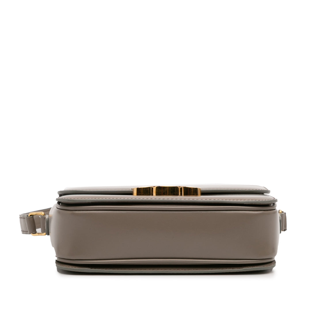 Celine Teen Shiny Cuir de veau Triomphe Sac porté croisé Marron – GABY PARIS Authentique