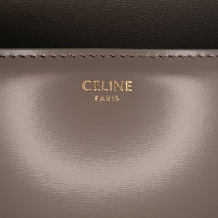 Celine Teen Shiny Cuir de veau Triomphe Sac porté croisé Marron – GABY PARIS Authentique