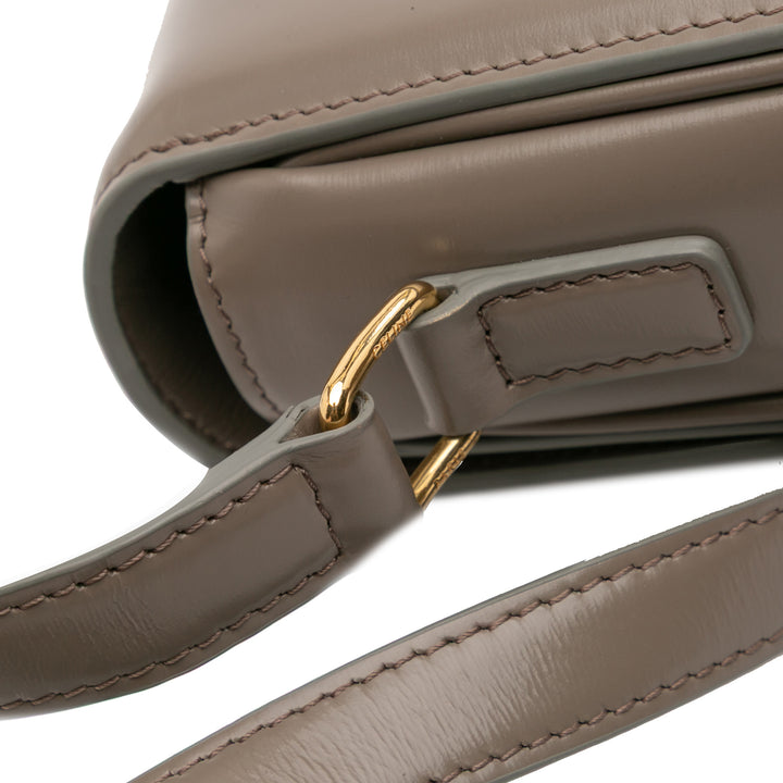 Celine Teen Shiny Cuir de veau Triomphe Sac porté croisé Marron – GABY PARIS Authentique