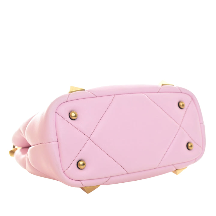 Valentino Small Nappa Roman Stud The Handle Sac