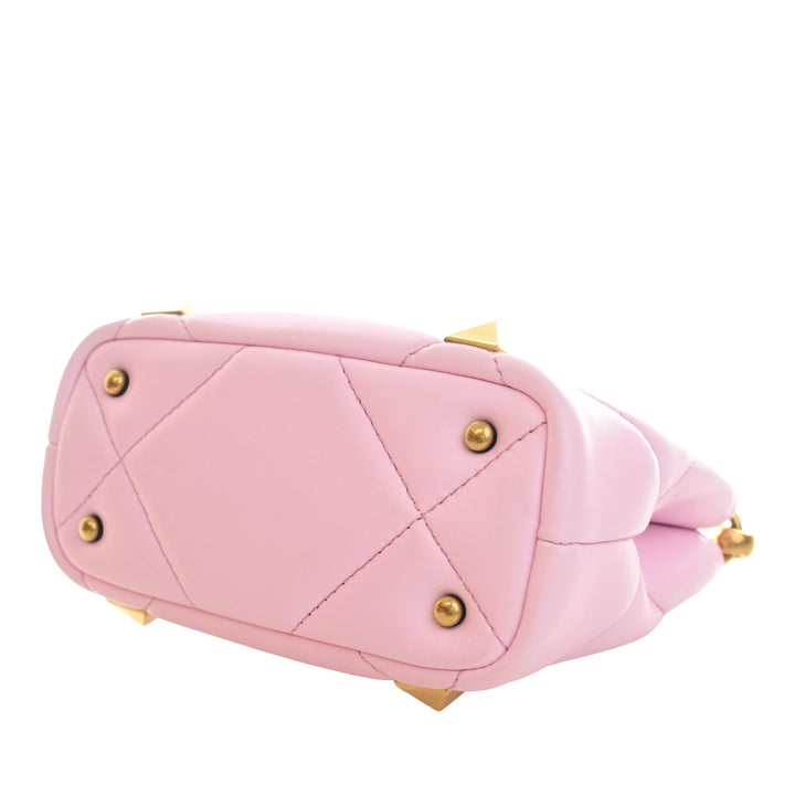 Valentino Small Nappa Roman Stud The Handle Sac