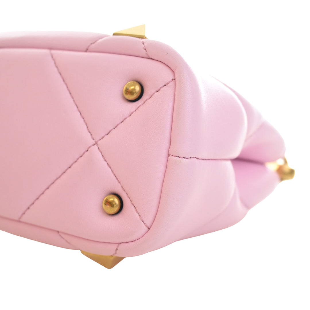 Valentino Small Nappa Roman Stud The Handle Sac