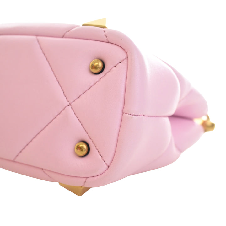 Valentino Small Nappa Roman Stud The Handle Sac