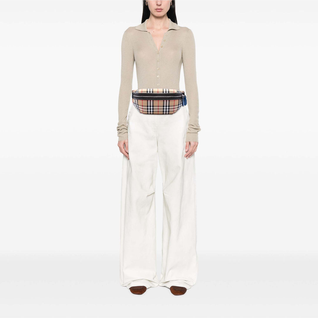 House Check Sonny Sac ceinture Beige