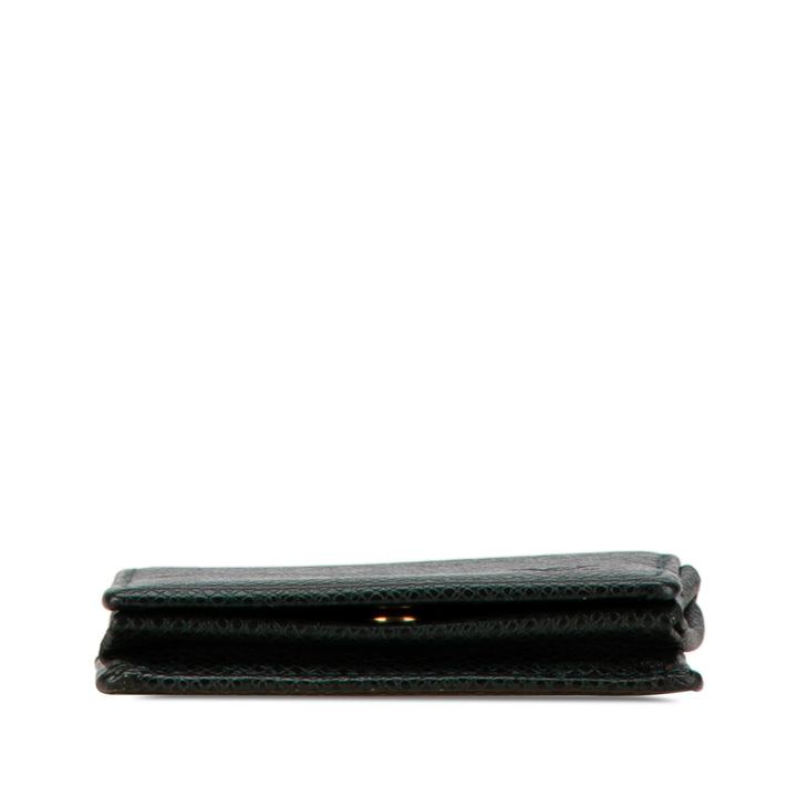 Taiga Porte Monnaie Boite Coin Purse Green - Gaby Paris