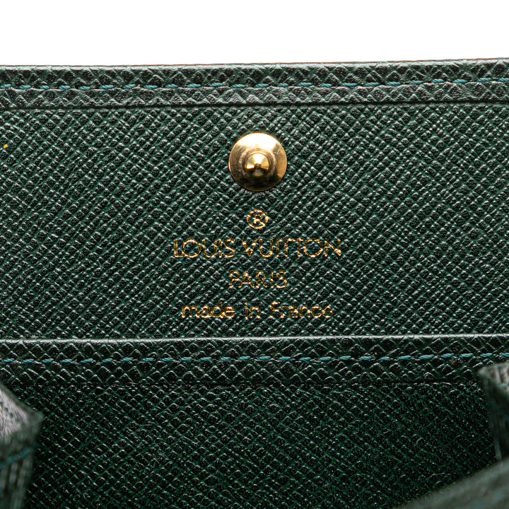 Taiga Porte Monnaie Boite Coin Purse Green - Gaby Paris