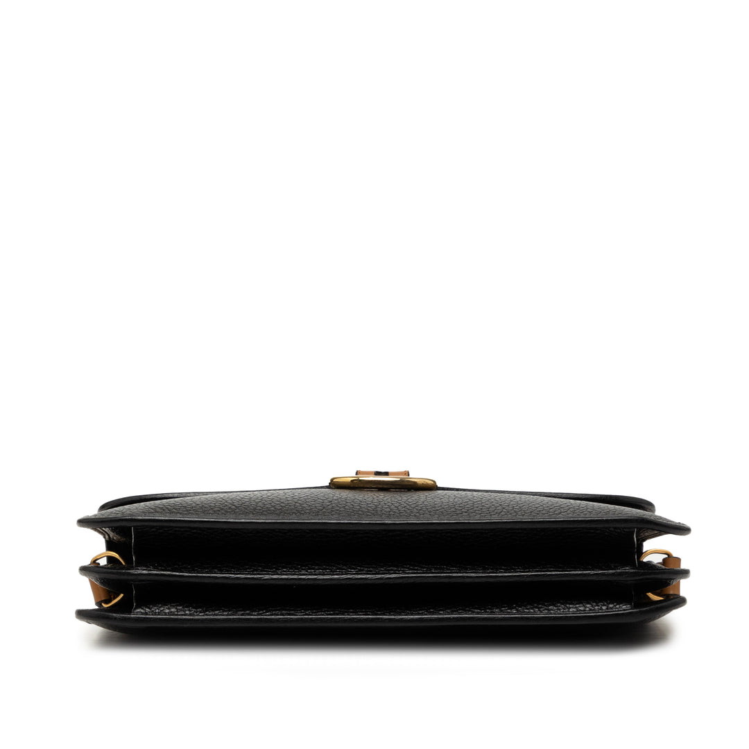Dior Cuir de veau grainé Sac porté croisé