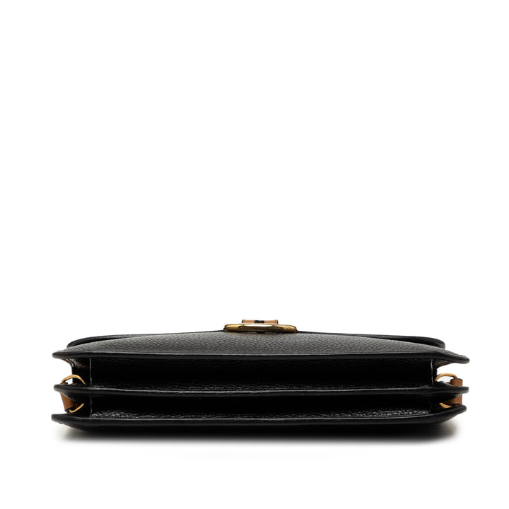 Dior Cuir de veau grainé Sac porté croisé