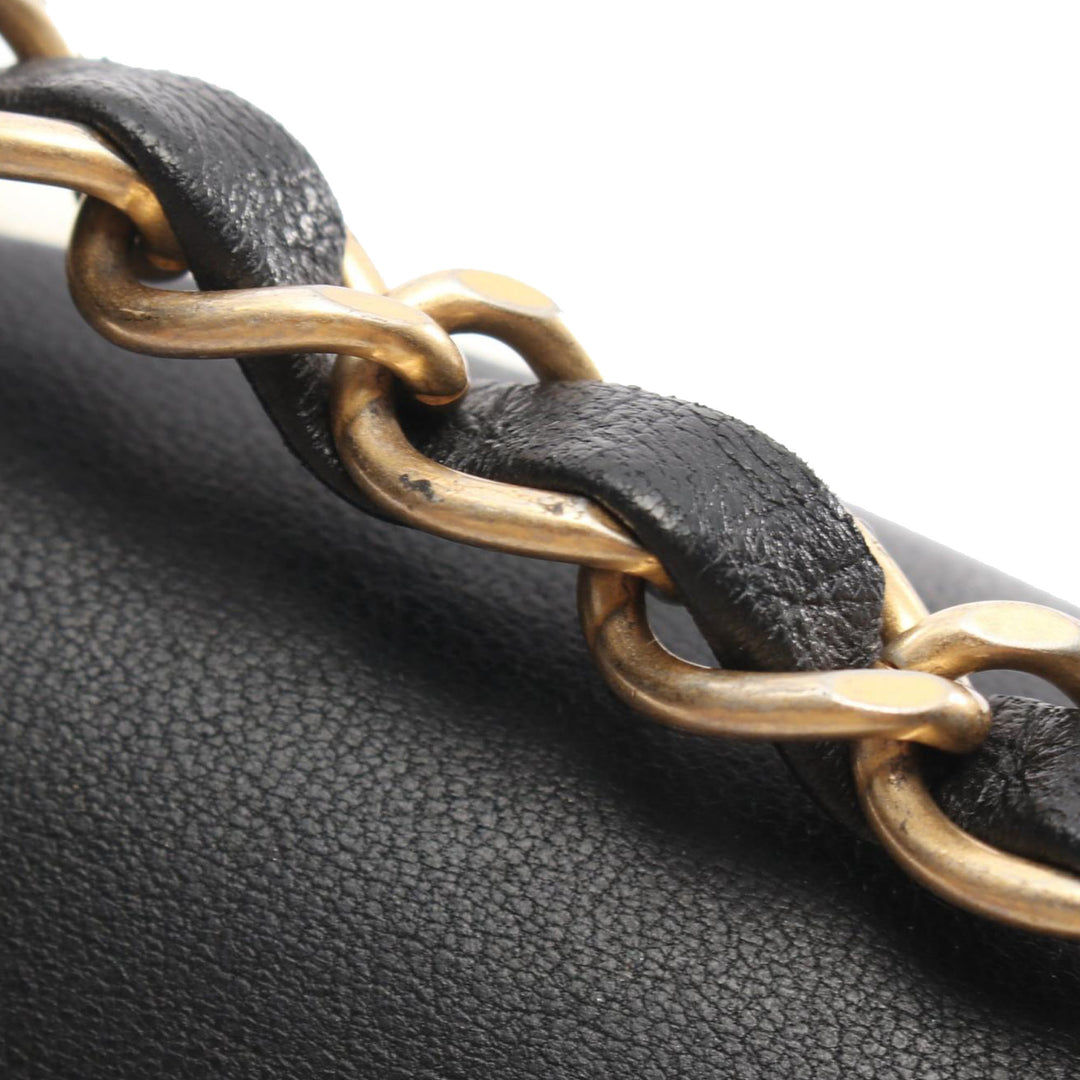 Chanel Medium Classic Cuir d’agneau Geometric Patchwork Double rabat