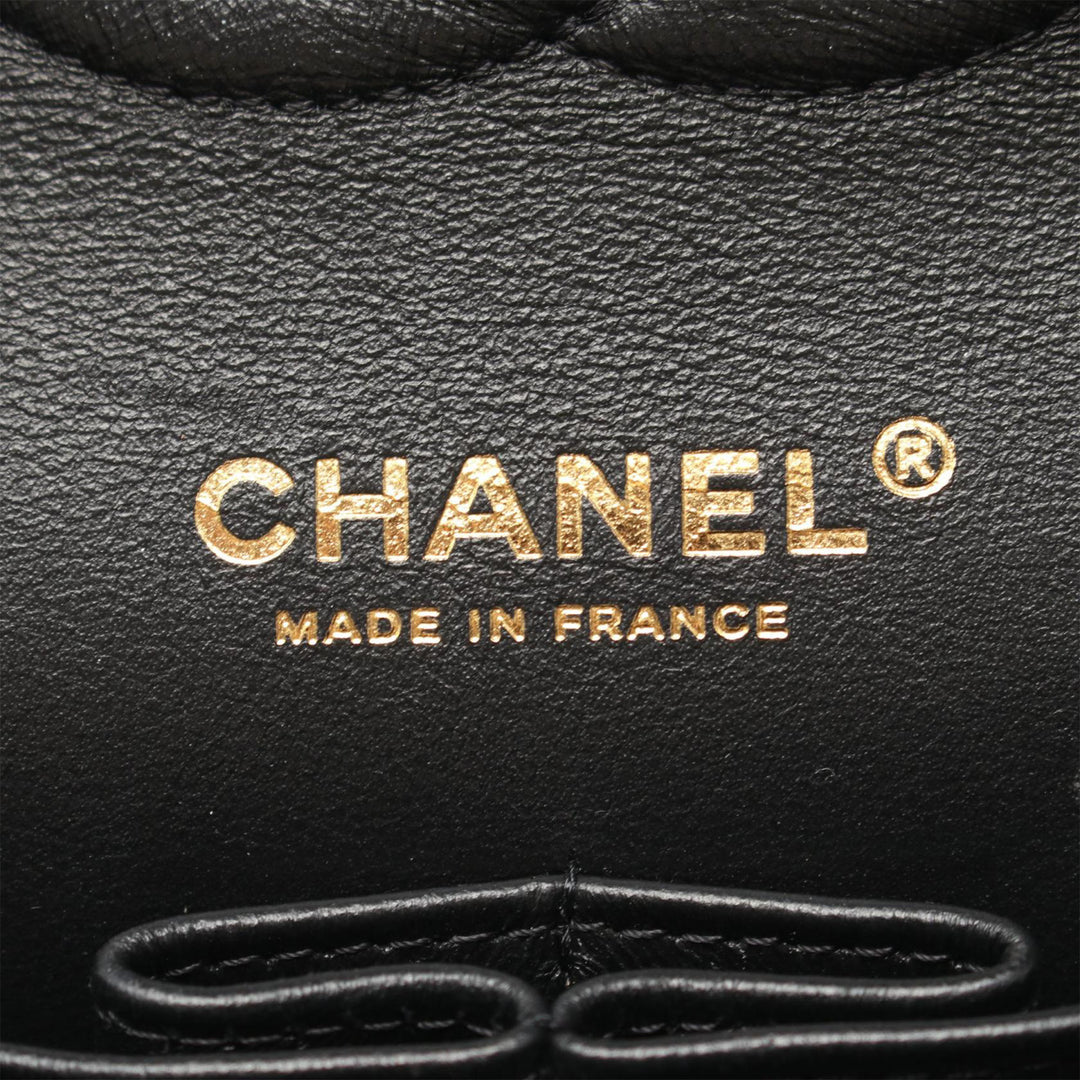 Chanel Medium Classic Cuir d’agneau Geometric Patchwork Double rabat