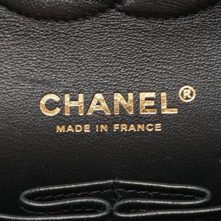 Chanel Medium Classic Cuir d’agneau Geometric Patchwork Double rabat