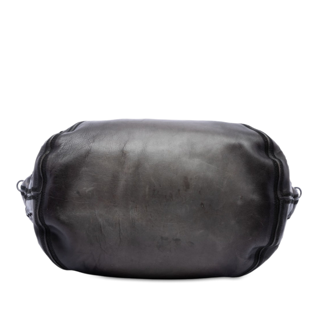 Bottega Veneta Intrecciato Sac de voyage nappa Marron – vue 3 – GABY PARIS
