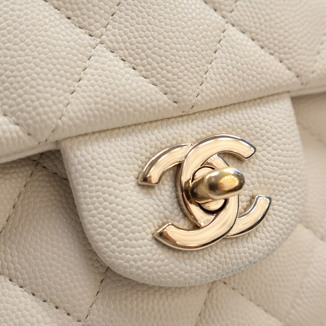 Chanel Medium Classic Caviar Double rabat