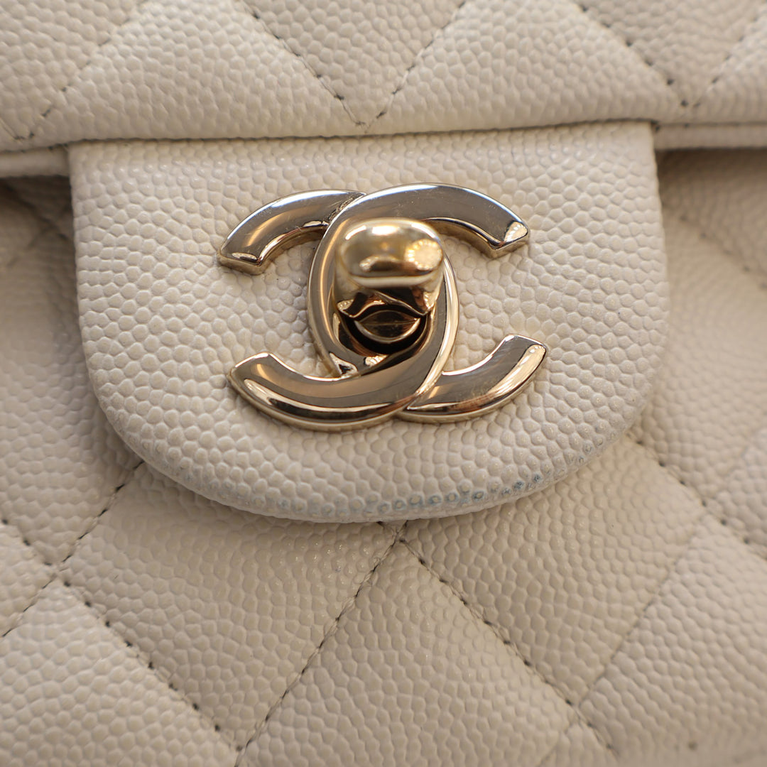 Chanel Medium Classic Caviar Double rabat