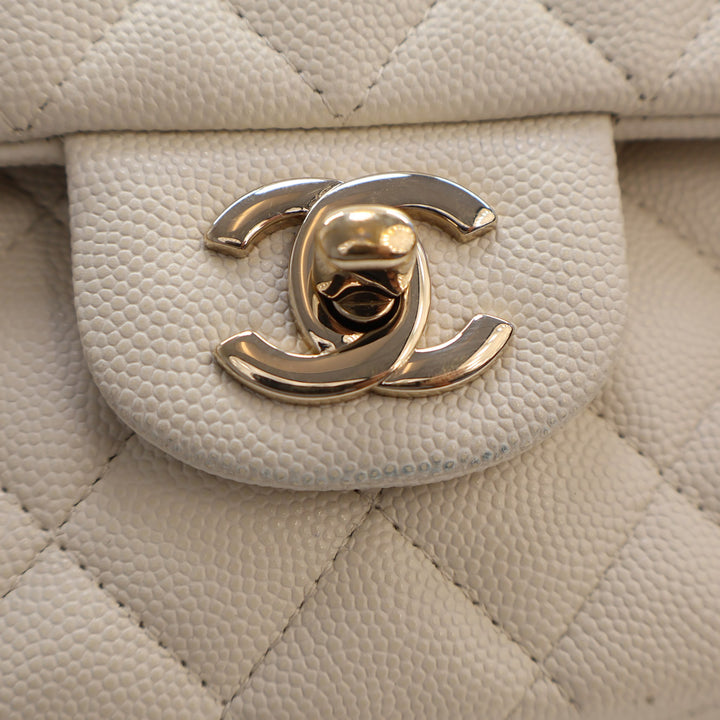 Chanel Medium Classic Caviar Double rabat