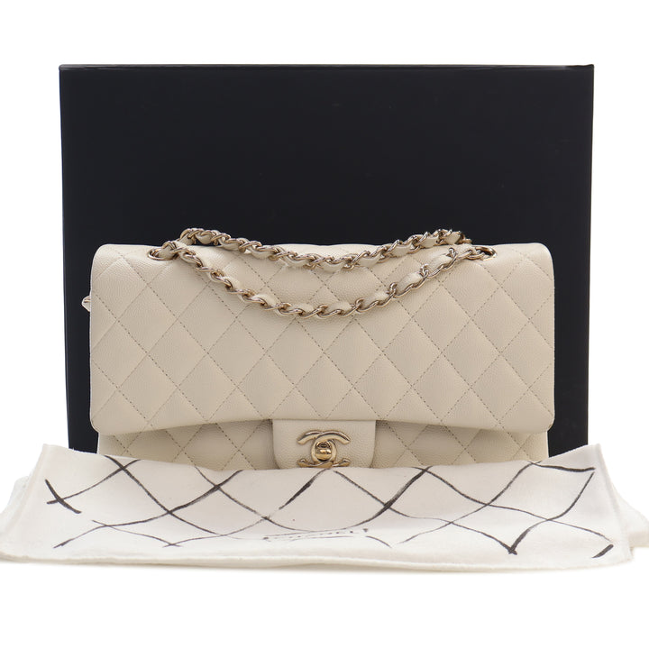 Chanel Medium Classic Caviar Double rabat