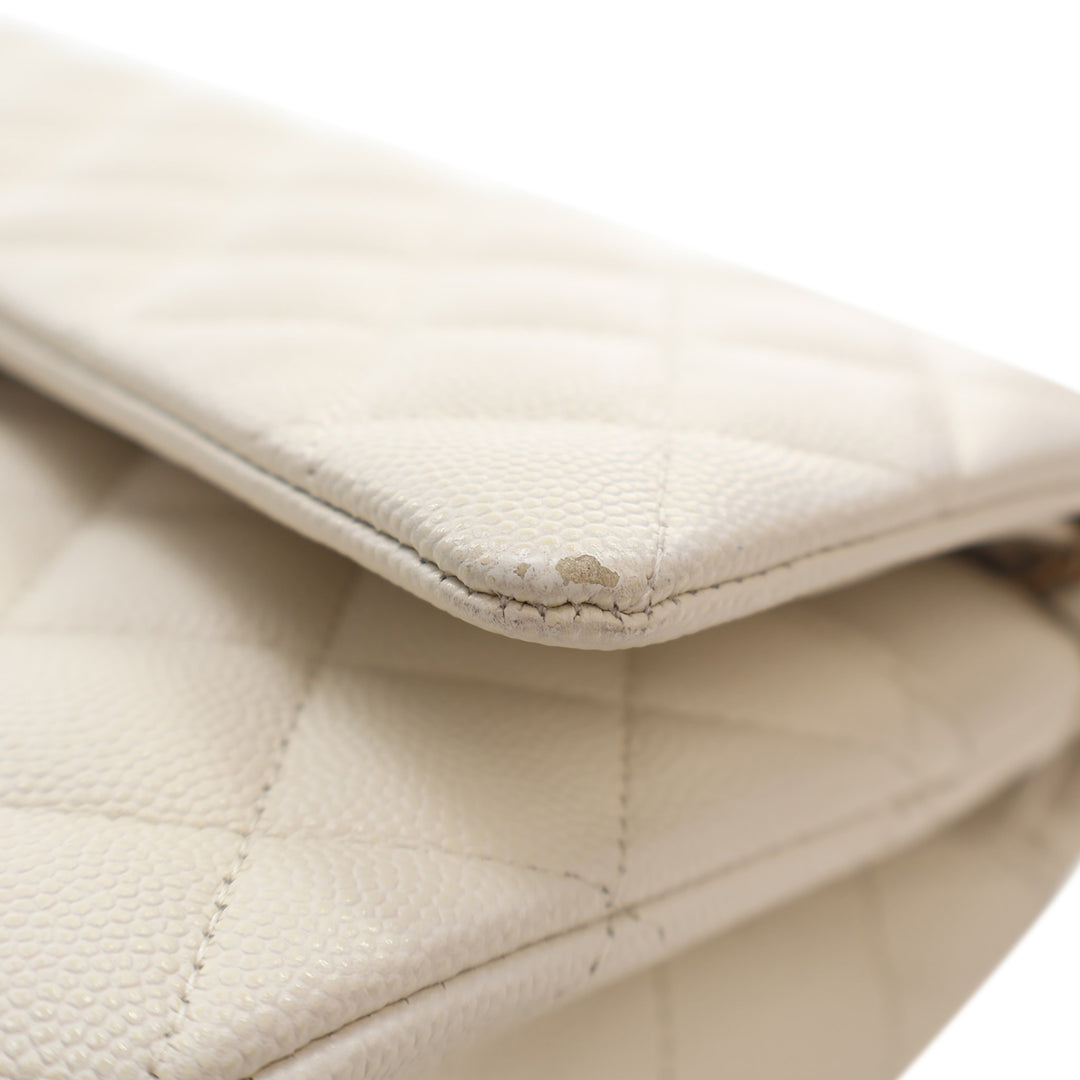 Chanel Medium Classic Caviar Double rabat