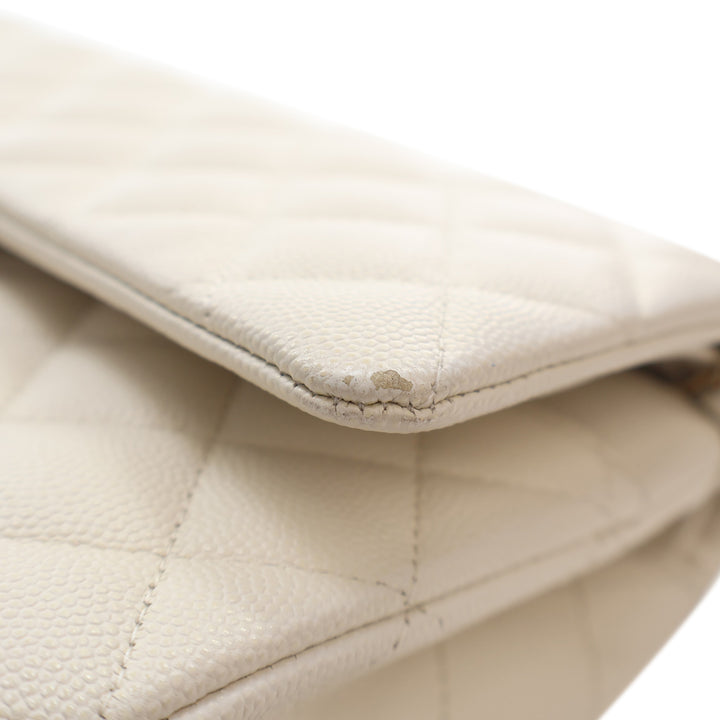 Chanel Medium Classic Caviar Double rabat