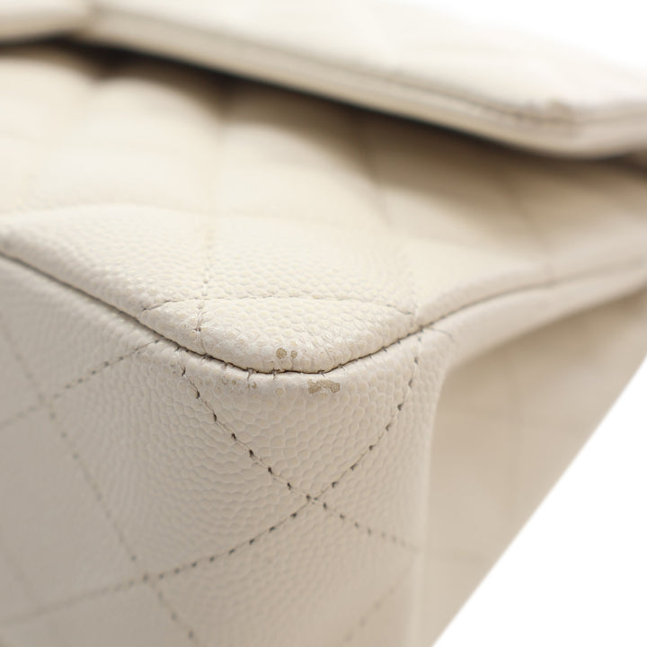 Chanel Medium Classic Caviar Double rabat