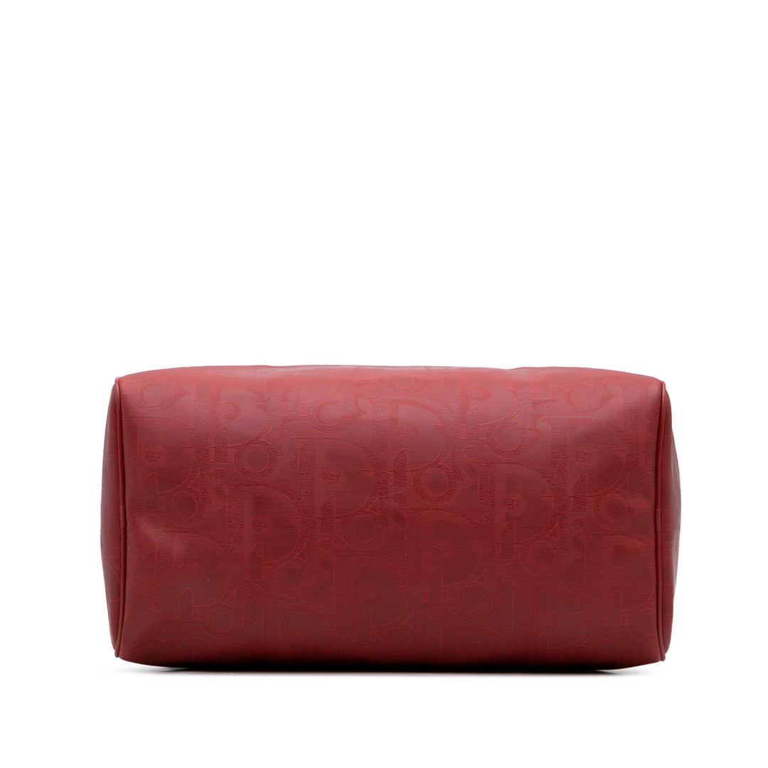 Diorissimo Trotter Coated Canvas Travel Bag Red - Gaby Paris