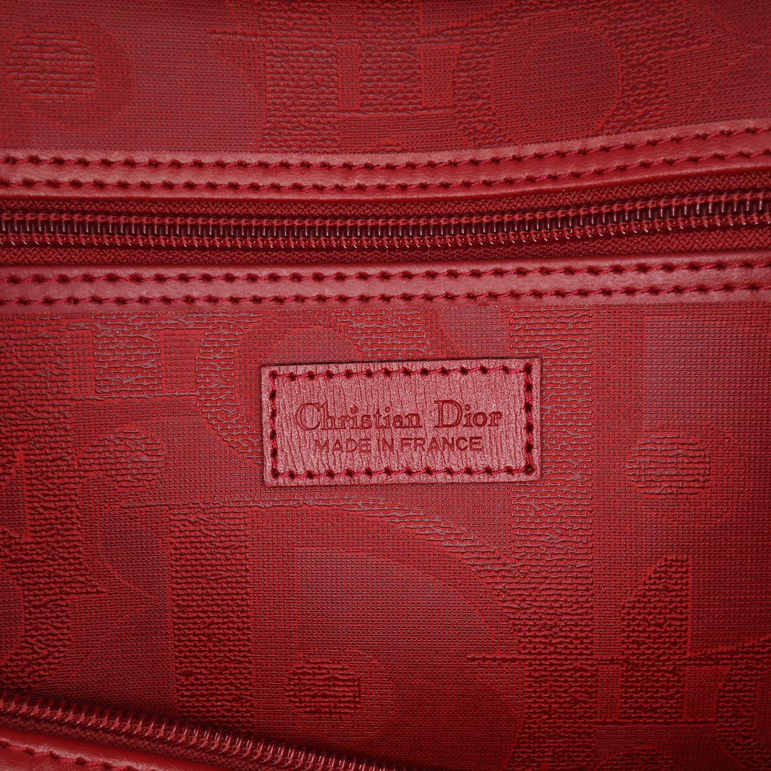 Diorissimo Trotter Coated Canvas Travel Bag Red - Gaby Paris